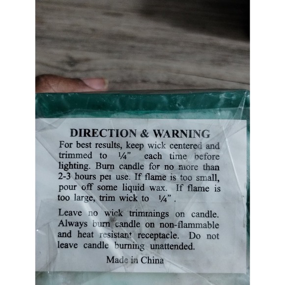 Vtg Christmas Tree & Santa Clause Candles Set of 4 NOS (cb5 - Picture 5 of 5